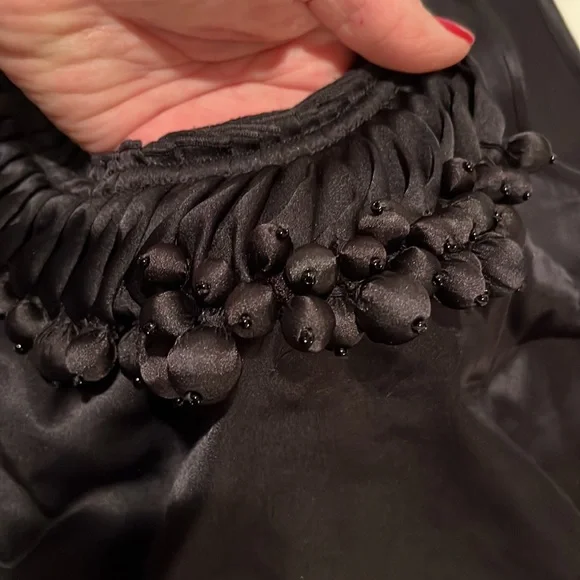 Valentino Roma medium silk camisole ITALY 42AUTHENTIC embellished neckline